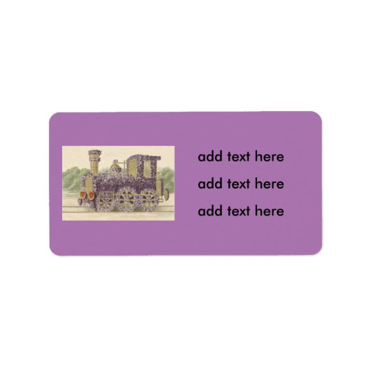 Blume Daisy Heart Adressaufkleber (Vorne)