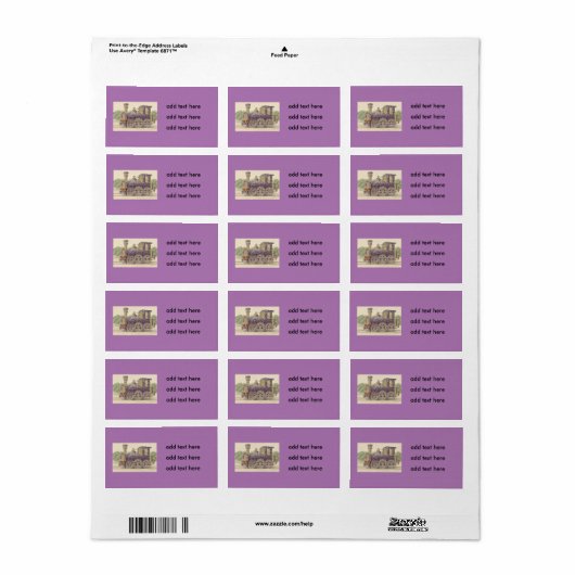 Blume Daisy Heart Adressaufkleber (Vorne)