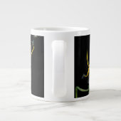 Blume - Daisy - Windstoß Jumbo-Tasse (Rückseite)