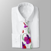 "Blume Dance" Abstrakte Design-Krawatte Krawatte (Gebunden)