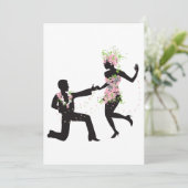 Blume Dancers Einladung (Stehend Vorderseite)