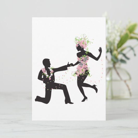 Blume Dancers Einladung (Stehend Vorderseite)