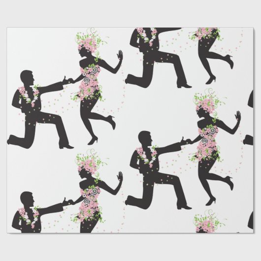 Blume Dancers Geschenkpapier (Flach)