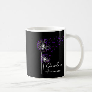 Blume Dandelion Faith Hope Liebe Lila Überdosierun Kaffeetasse