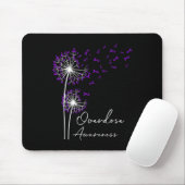 Blume Dandelion Faith Hope Liebe Lila Überdosierun Mousepad (Mit Mouse)
