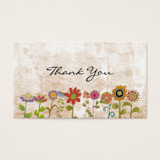 Blume danke (Vorderseite)