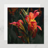 Blume Dankeschön Karte (Vorne/Hinten)