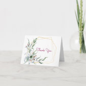 Blume Dankeskarte (Vorderseite)