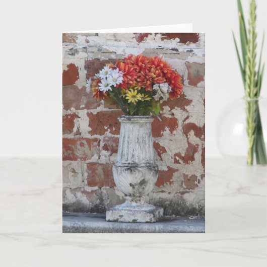 Blume Dankeskarte (Vorderseite)