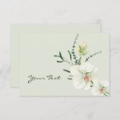 Blume Dankeskarte (Vorne/Hinten)