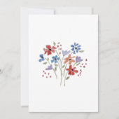 Blume Dankeskarte (Vorderseite)