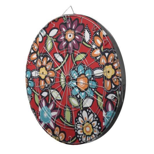 Blume-Dartboard Dartscheibe (Vorderseite rechts)