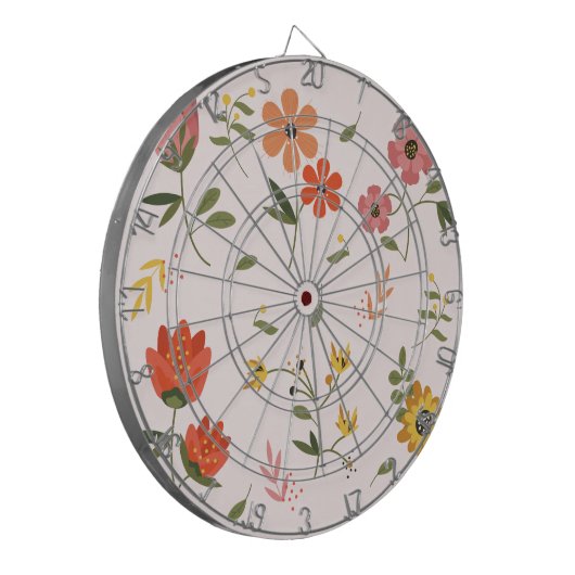 Blume Dartscheibe (Vorderseite Links)