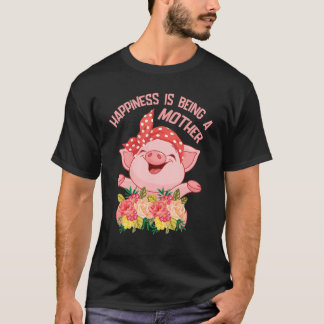 Blume Das große Glück ist ein Mama-Sohn T-Shirt