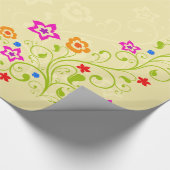 Blume Decke 1 Wrapping Paper Geschenkpapier (Ecke)