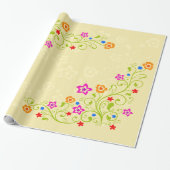 Blume Decke 1 Wrapping Paper Geschenkpapier (Ungerollt)