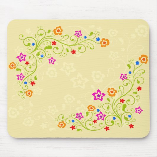Blume Deco 1 Mousepad (Vorne)