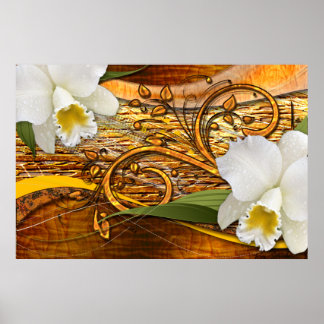 Blume Deco 3 Poster