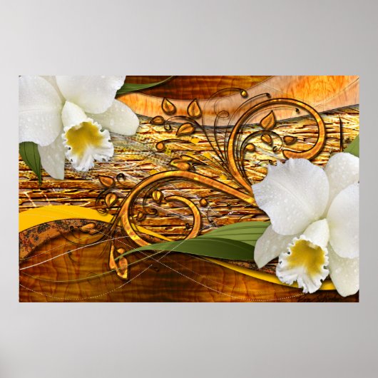 Blume Deco 3 Poster (Vorne)