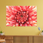 Blume Decor 88 überzogene Canvas Print Leinwanddruck (Insitu (Wohnzimmer))