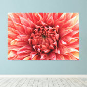 Blume Decor 88 überzogene Canvas Print Leinwanddruck (Insitu (Holzboden))