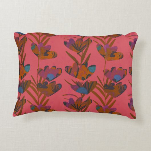 Blume Dekokissen (Rückseite)