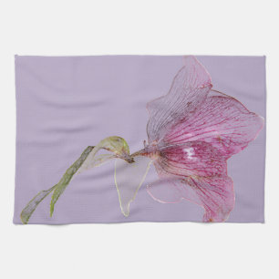 Blume-Dekoration Blumendruck Geschirrtuch