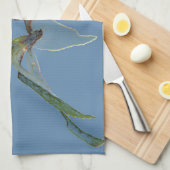 Blume-Dekoration Blumendruck Geschirrtuch (Viertel Falte)