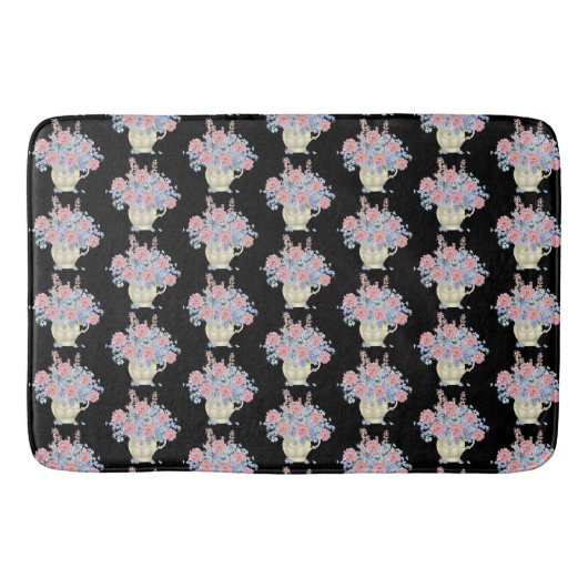 Blume dekorieren werfen Kissen Badematte (Vorderseite)