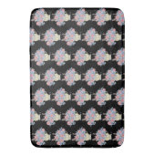 Blume dekorieren werfen Kissen Badematte (Vorderseite Vertikal)