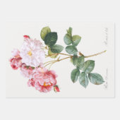 Blume Dekoupage Trio Set Illustrationen Geschenkpapier Set (Vorderseite 3)