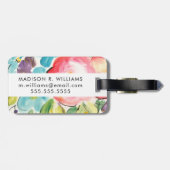 Blume Delight II Gepäckanhänger (Rückseite horizontal)