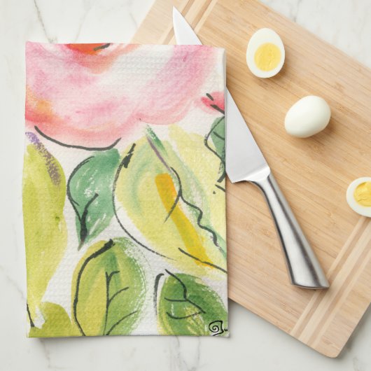 Blume Delight II Handtuch (Viertel Falte)