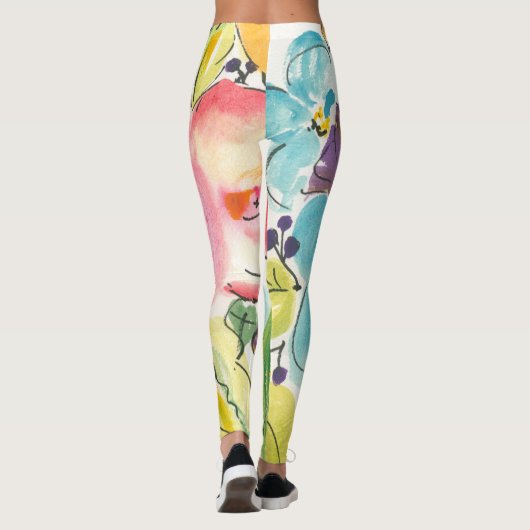 Blume Delight II Leggings (Rückseite)