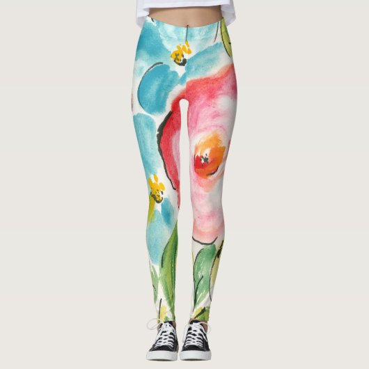 Blume Delight II Leggings (Vorderseite)