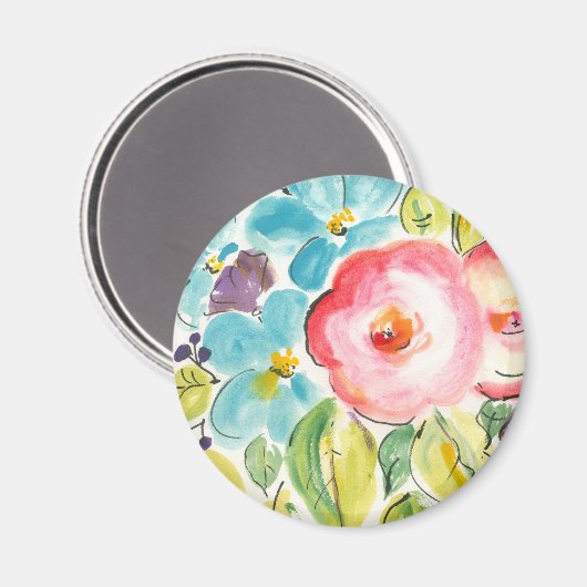 Blume Delight II Magnet (Vorderseite/Rückseite)