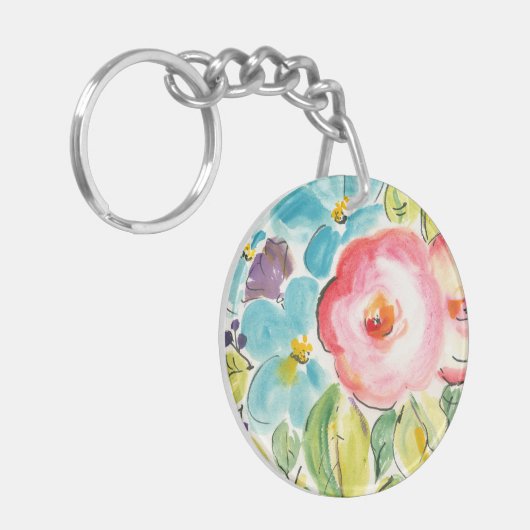 Blume Delight II Schlüsselanhänger (Vorderseite links)