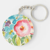 Blume Delight II Schlüsselanhänger (Rückseite)