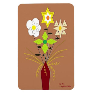 "Blume Delivery" 4 x 6 Magnet für flexibles Foto