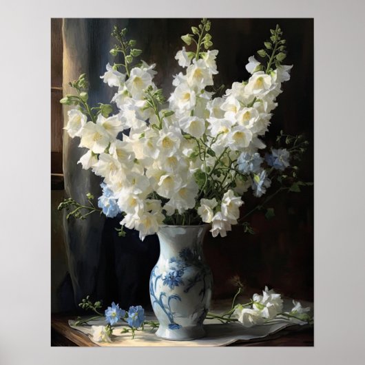 Blume Delphinium Poster (Vorne)