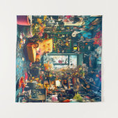 Blume Den Wandteppich (Vorderseite (Horizontal))