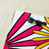 Blume der 70er Jahre Strandtuch (Beispiel)