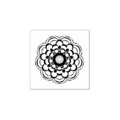 Blume der abstrakten Rose Gummistempel (Prägung)