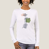 Blume der abstrakten Rose Tri-Blend Shirt (Vorderseite)