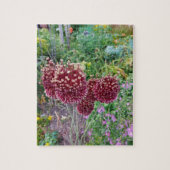 Blume der Allium-Union-Pflanze Puzzle (Vertikal)
