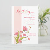 Blume der Alstroemeria Einladung (Stehend Vorderseite)