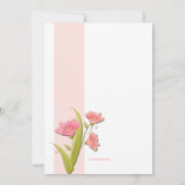 Blume der Alstroemeria Einladung (Rückseite)