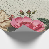 Blume der alten Junk-Zeitschrift Geschenkpapier (Ecke)
