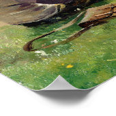 Blume der Ansammlung (Öl auf Leinwand) Poster (Ecke)