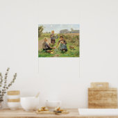 Blume der Ansammlung (Öl auf Leinwand) Poster (Küche)